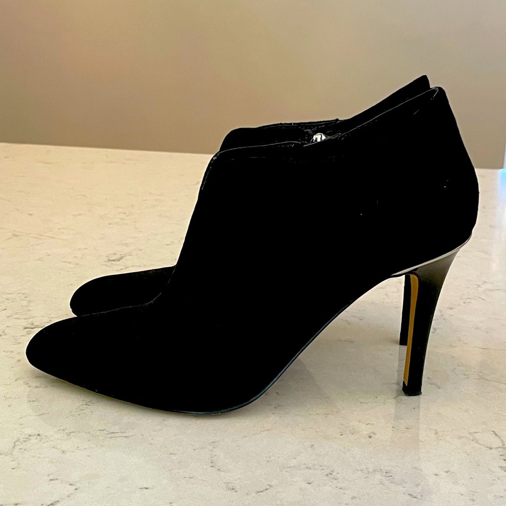 White House Black Market suede booties